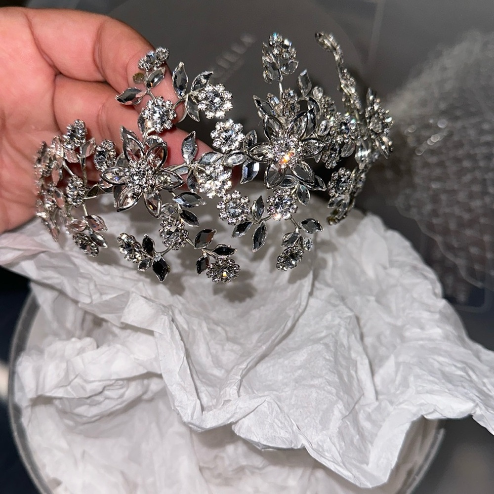 Priscilla of Boston crystal headband, used once